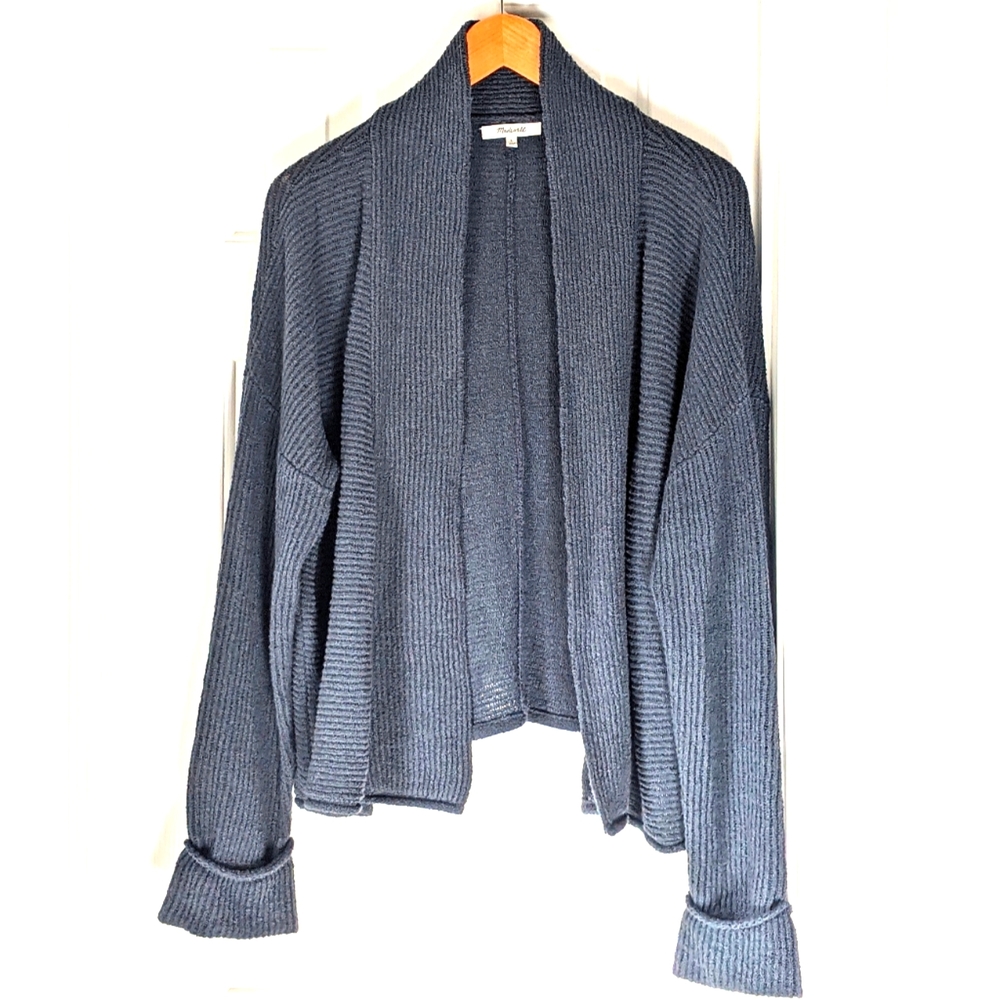 Madewell Grey Cardigan Sweater size L